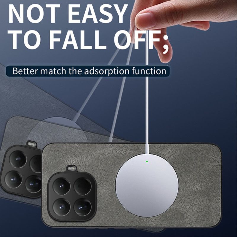 Etui Do Xiaomi 15t Pro Magsafe Z Efektem Skóry