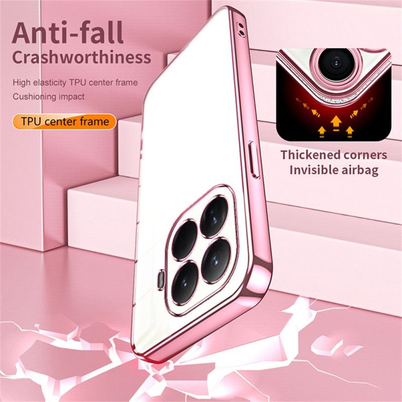 Etui Do Xiaomi 15t Pro Oprawka Z Efektem Metalu