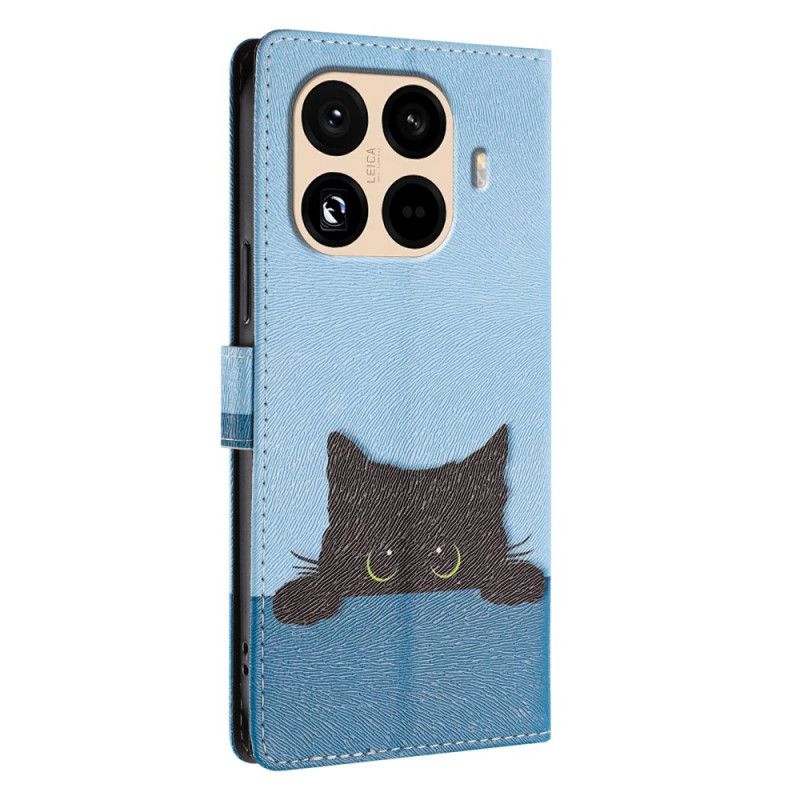 Etui Folio Do Xiaomi 15t Pro CZarny Kot