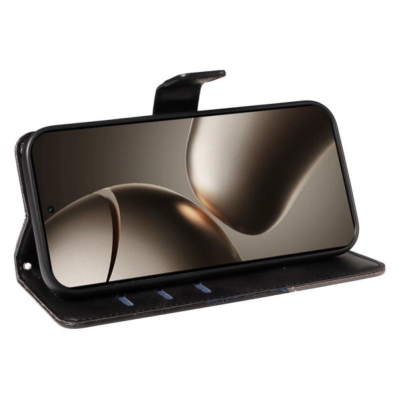 Etui Folio Do Xiaomi 15t Pro Dwukolorowy Wzór Geometryczny