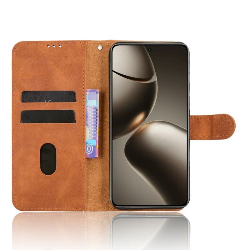 Etui Folio Do Xiaomi 15t Pro Efekt Zamszu