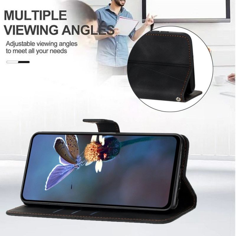 Etui Folio Do Xiaomi 15t Pro Efekt Zamszu Retro