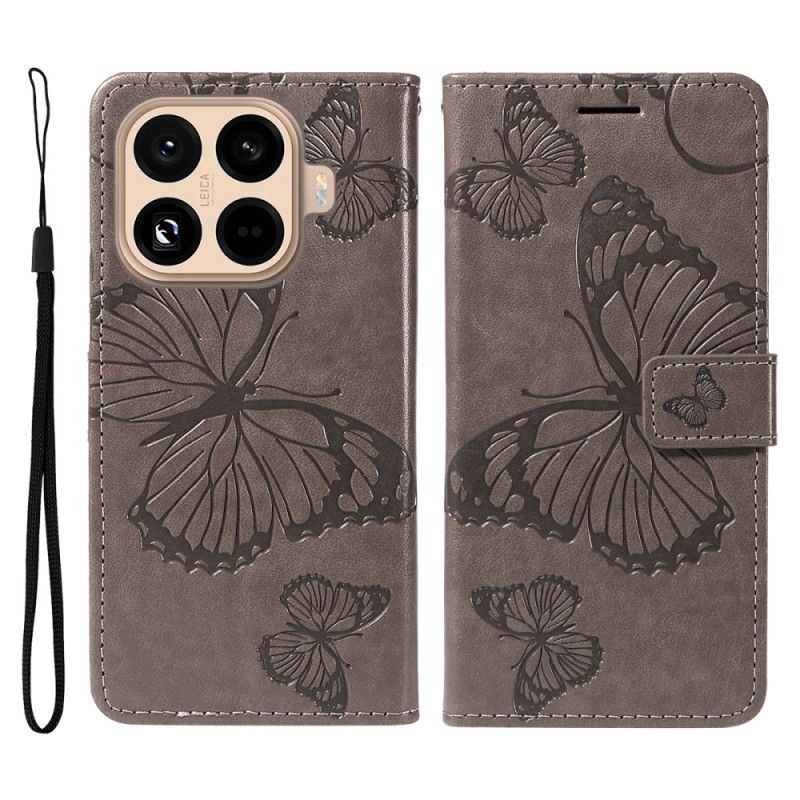 Etui Folio Do Xiaomi 15t Pro Gigantyczne Motyle