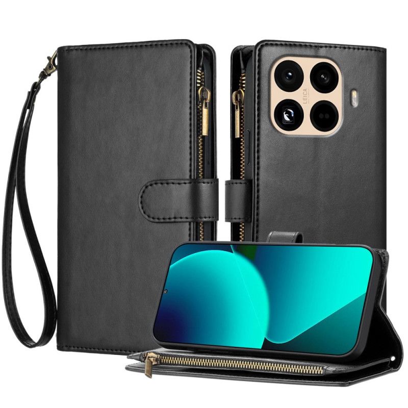 Etui Folio Do Xiaomi 15t Pro Portfel Z Efektem Skóry