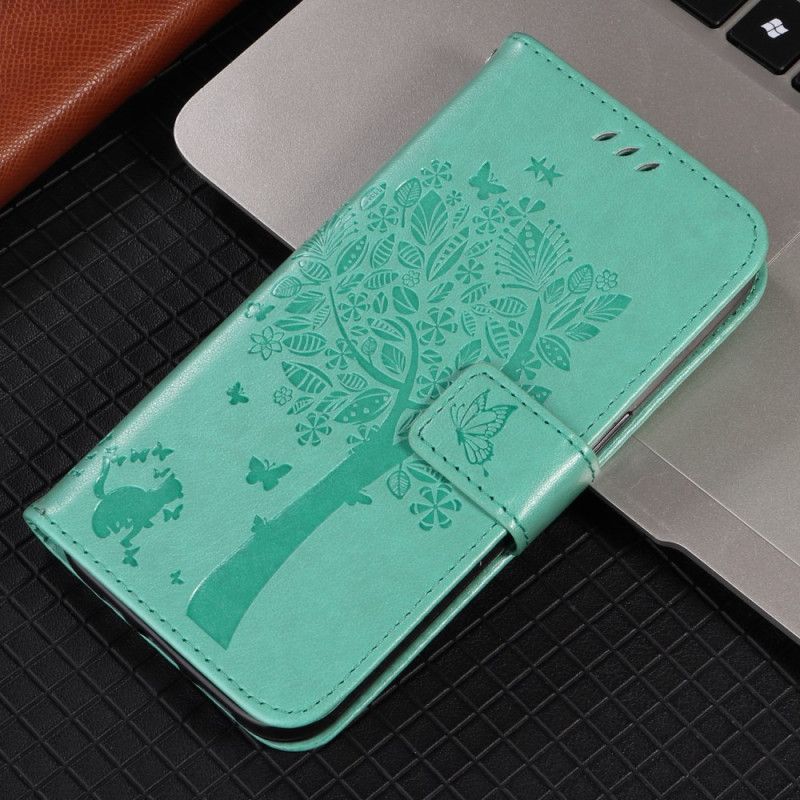 Etui Folio Xiaomi 15t Pro Drzewo I Kot Etui Ochronne