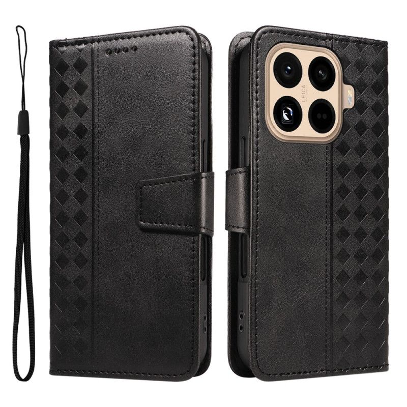 Etui Folio Xiaomi 15t Pro Fryz Diamenty Etui Ochronne