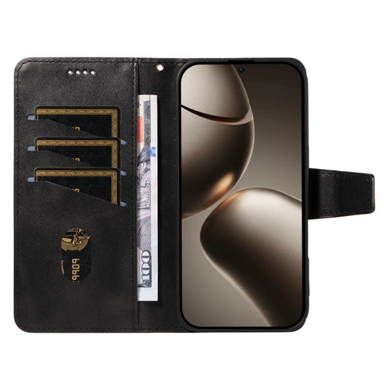 Etui Folio Xiaomi 15t Pro Fryz Diamenty Etui Ochronne