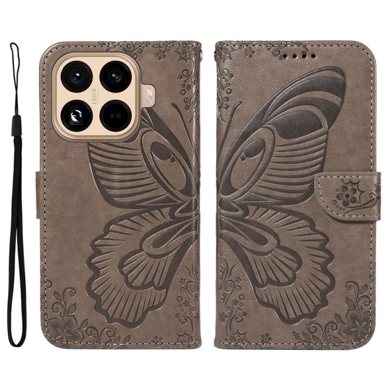 Etui Folio Xiaomi 15t Pro Graficzny Motyl