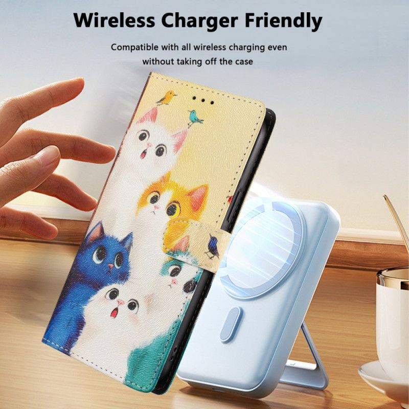 Etui Folio Xiaomi 15t Pro Kolorowe Koty