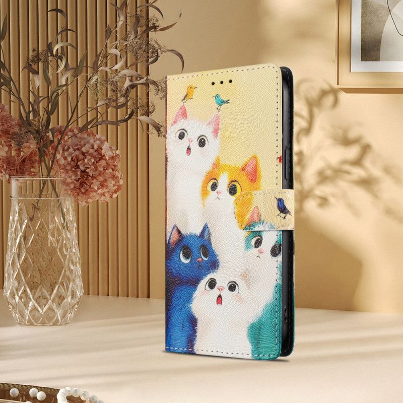 Etui Folio Xiaomi 15t Pro Kolorowe Koty