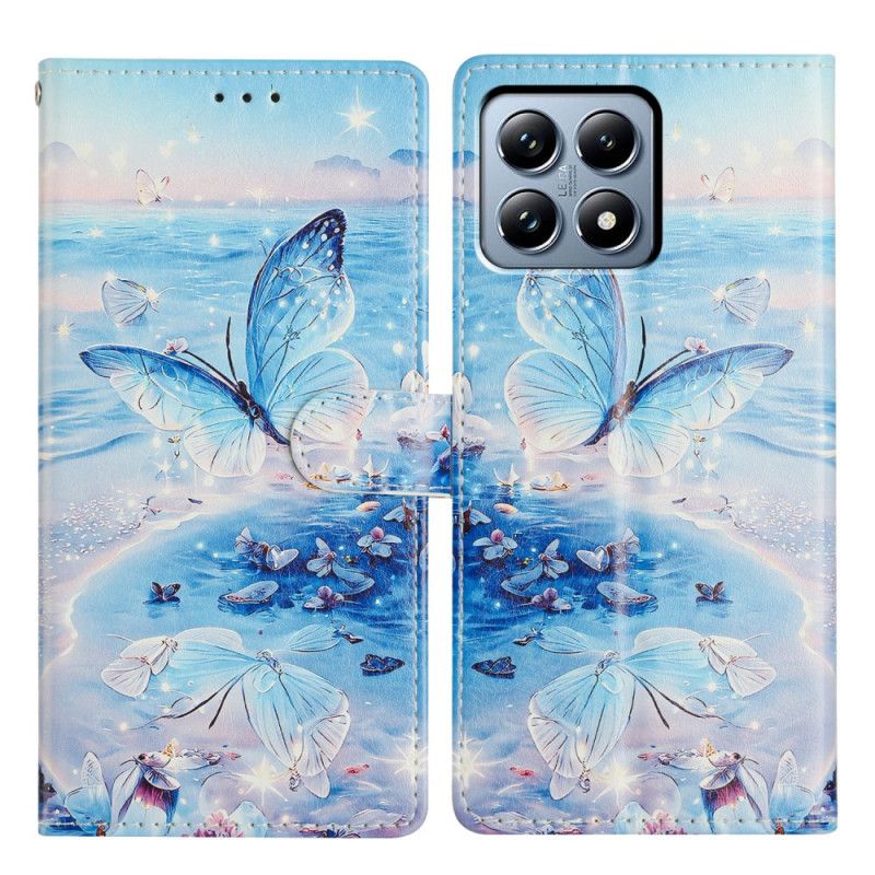 Etui Folio Xiaomi 15t Pro Motyl Oceaniczny