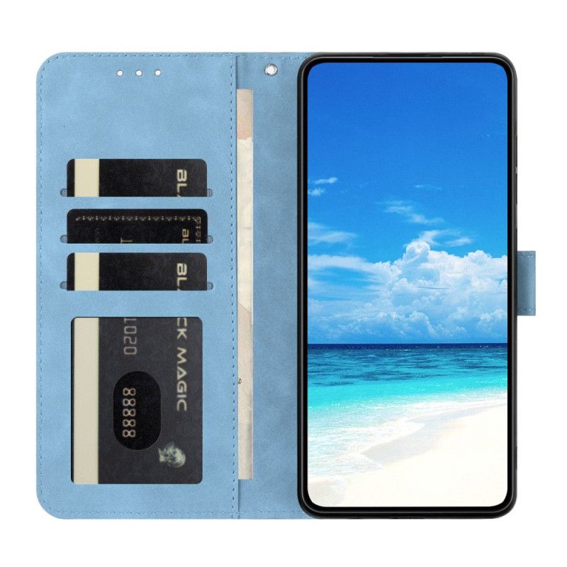 Etui Folio Xiaomi 15t Pro Nadruk Motyli I Kwiatów