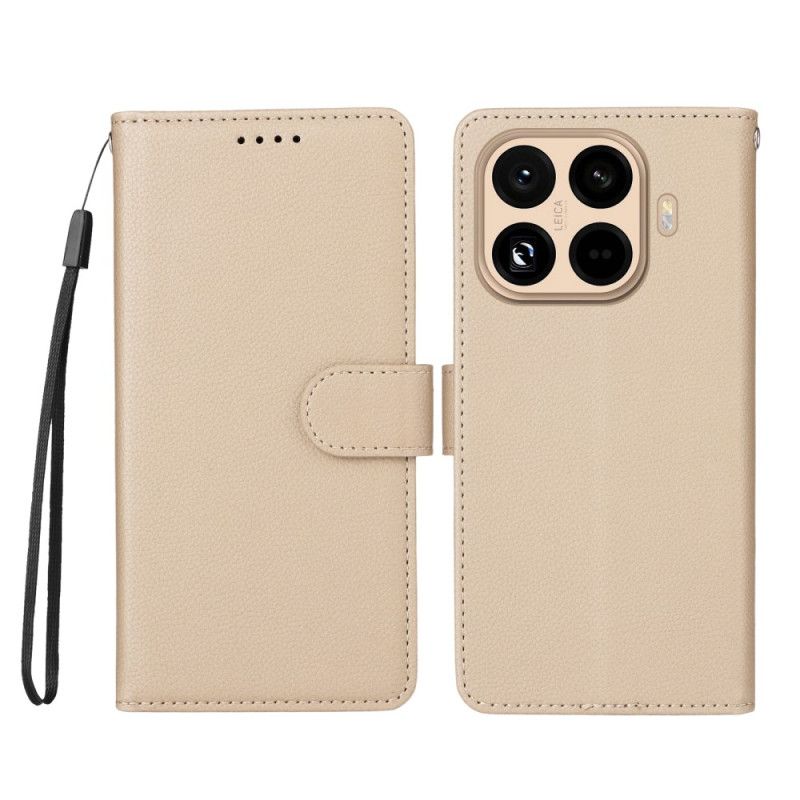 Etui Folio Xiaomi 15t Pro Portfel Z Efektem Skóry Rfid Etui Ochronne