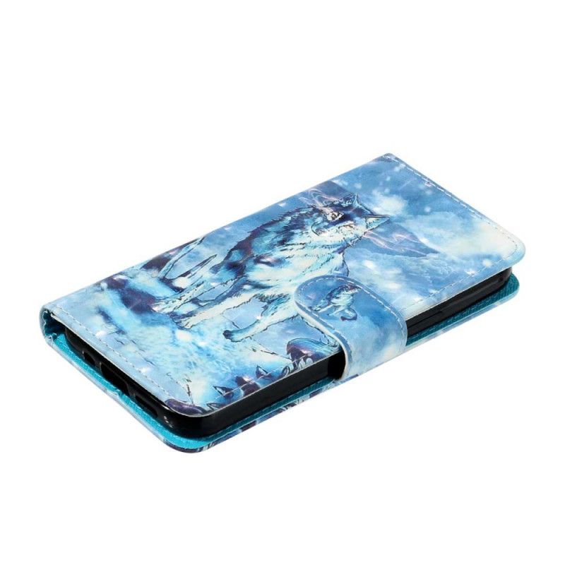 Etui Folio Xiaomi 15t Pro Śnieżny Wilk Etui Ochronne