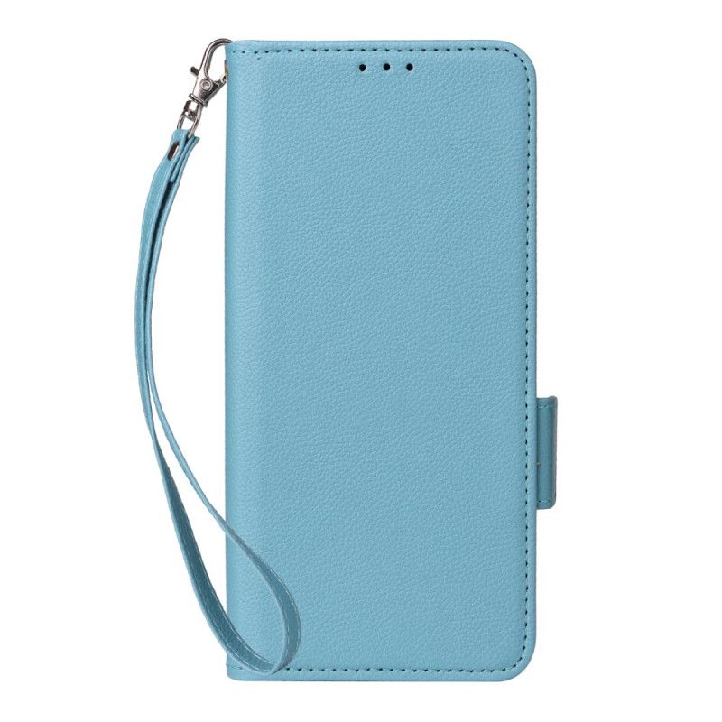 Etui Folio Xiaomi 15t Pro Sztuczna Skóra Ze Smyczą