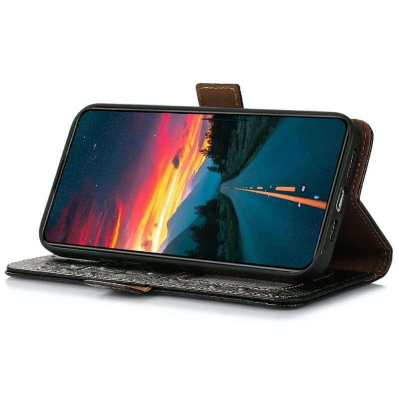 Etui Folio Xiaomi 15t Pro Teksturowana Skóra