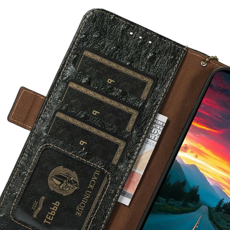 Etui Folio Xiaomi 15t Pro Teksturowana Skóra