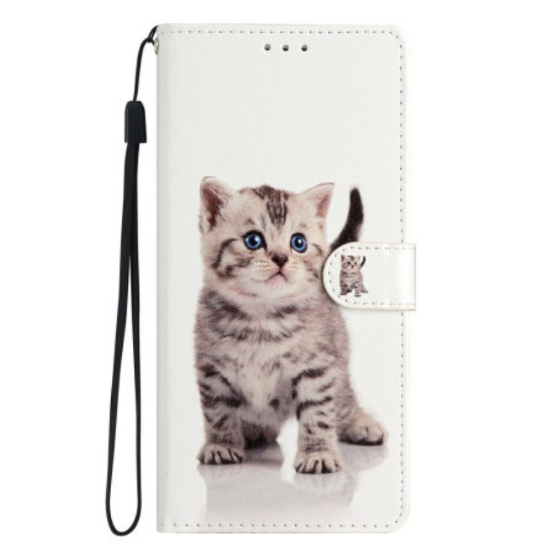 Etui Folio Xiaomi 15t Pro Uroczy Kot Etui Ochronne