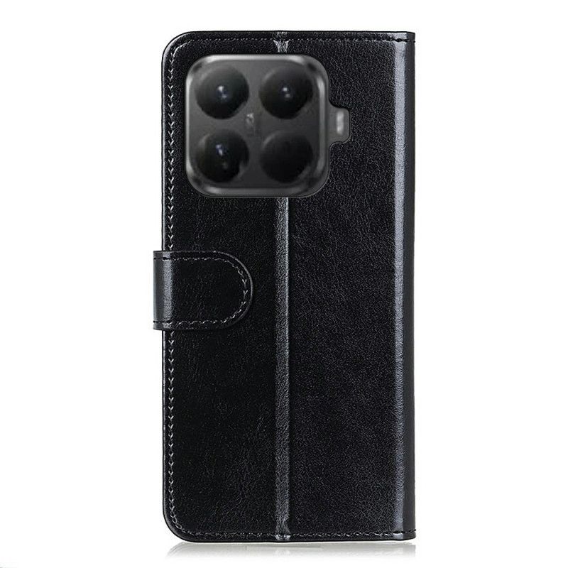 Etui Folio Xiaomi 15t Pro Woskowana Skóra Syntetyczna