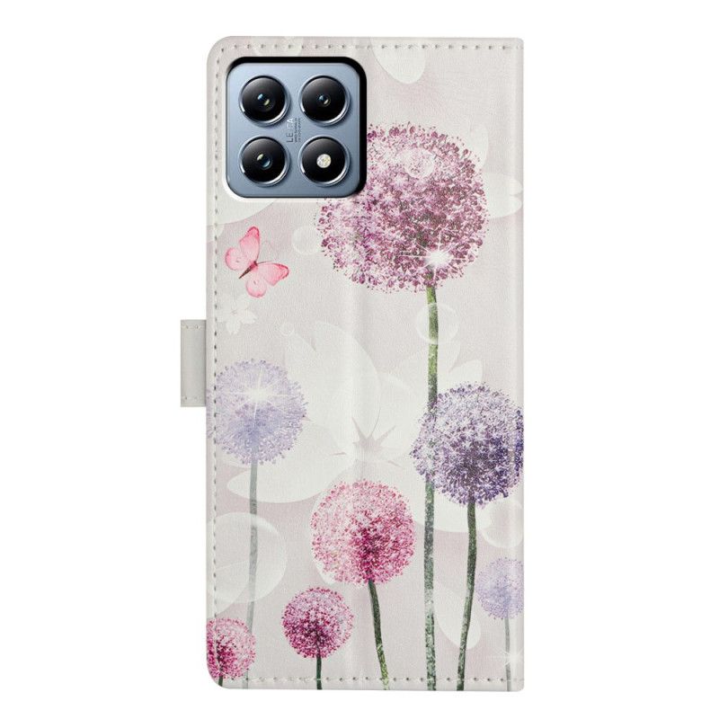 Etui Folio Xiaomi 15t Pro Wzór Mniszka Lekarskiego