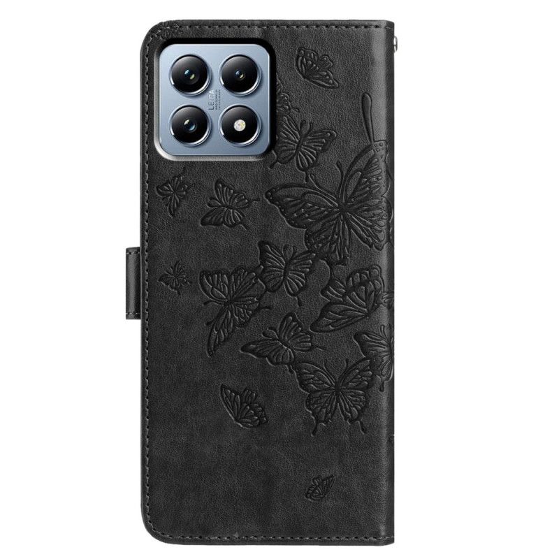 Etui Folio Xiaomi 15t Pro Wzór Motyla