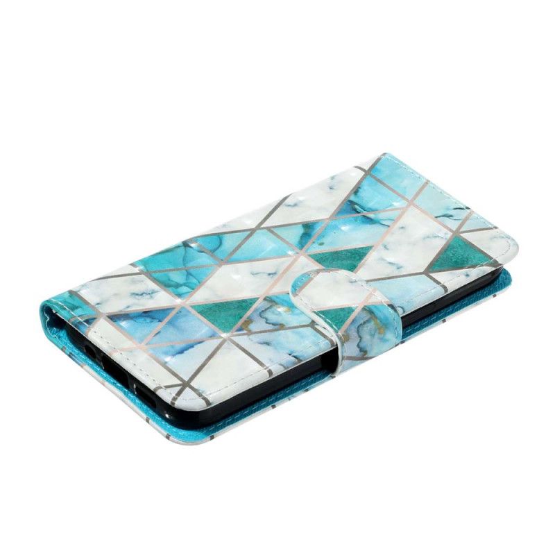 Etui Folio Xiaomi 15t Pro Zielony Marmur Z Paskiem Etui Ochronne