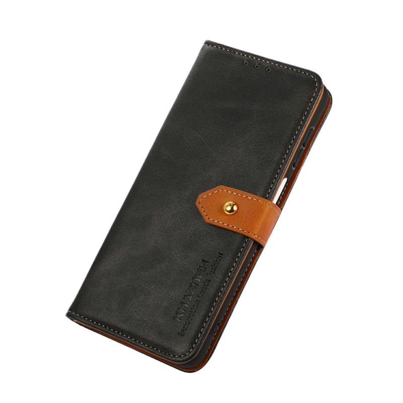 Etui Folio Xiaomi 15t Pro Złoty Guzik Khazneh Etui Ochronne