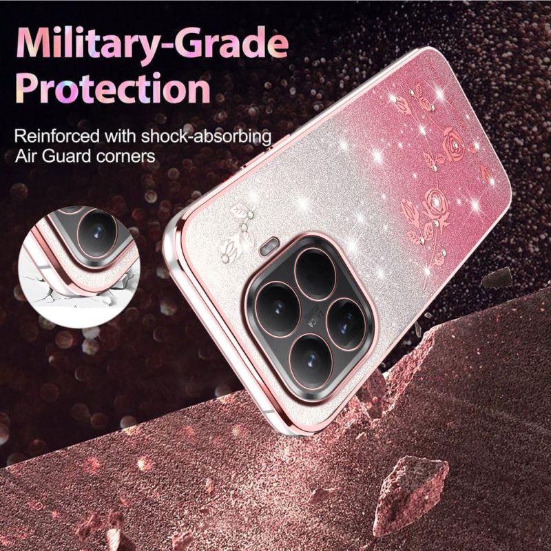 Etui Xiaomi 15t Pro Kadem Kryształki Górskie Etui Ochronne