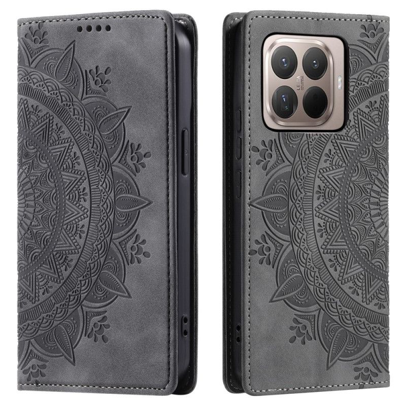 Flip Kotelot Xiaomi 15t Pro Efekt Zamszu Mandala Etui Ochronne