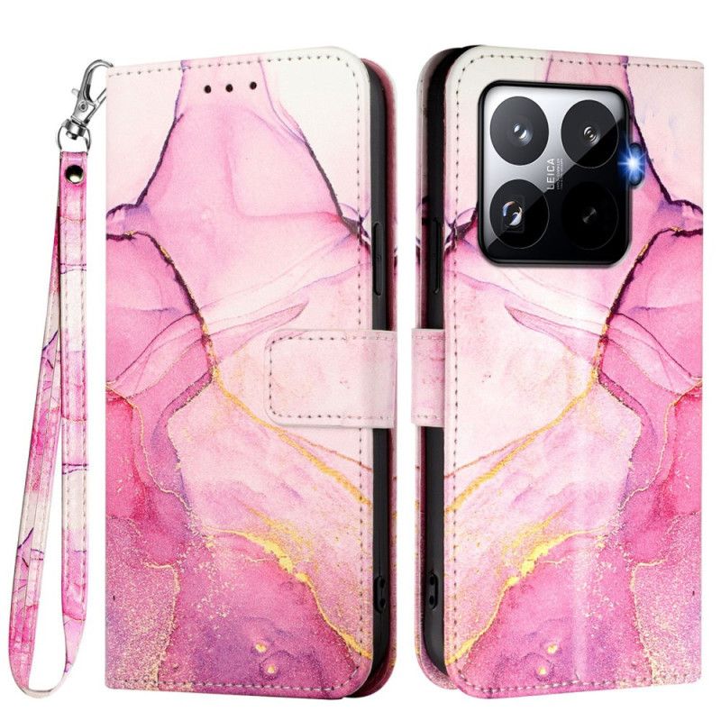 Obudowa Xiaomi 15t Pro Etui Na Telefon Pasek Marmurkowy