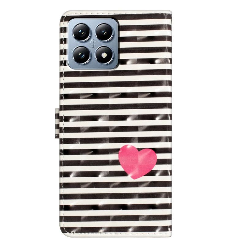 Obudowa Xiaomi 15t Pro Etui Na Telefon Paski I Serce