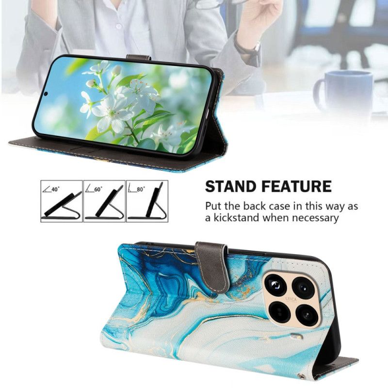 Pokrowce Xiaomi 15t Pro Niebieski Marmur