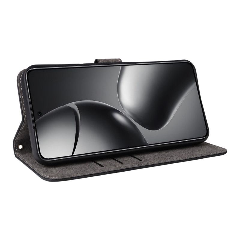 Pokrowce Xiaomi 15t Pro Portfel Rfid Z Efektem Zamszu