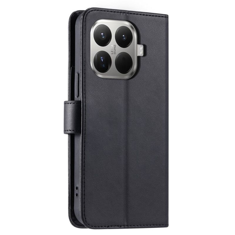 Skórzany Futerał Xiaomi 15t Pro Etui Na Telefon Pikowane Z Paskami