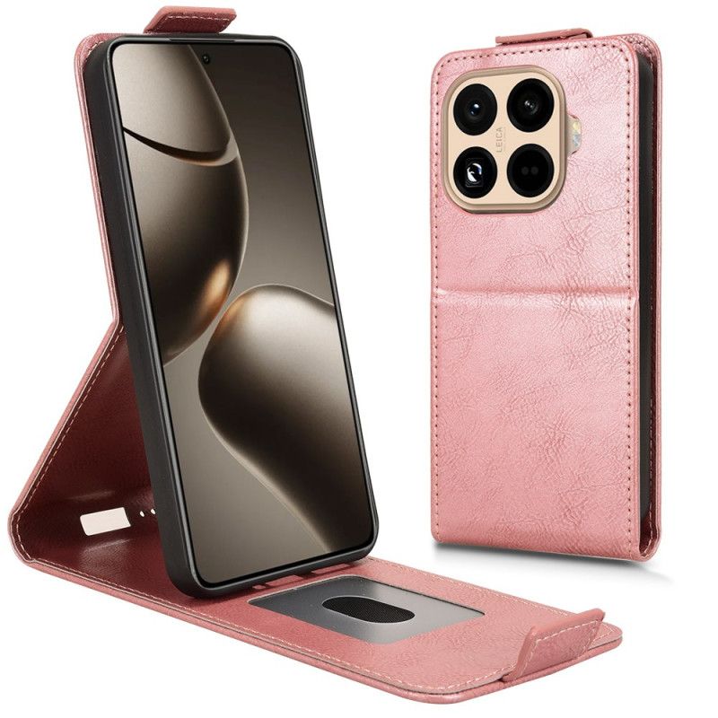 Skórzany Futerał Xiaomi 15t Pro Etui Na Telefon Pionowy Design Z Klapką