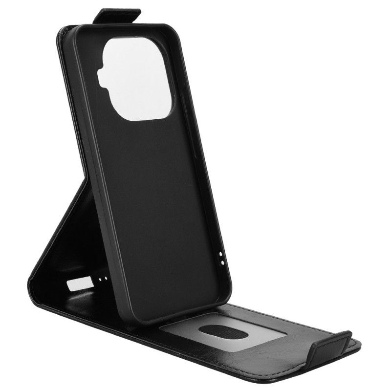 Skórzany Futerał Xiaomi 15t Pro Etui Na Telefon Pionowy Design Z Klapką