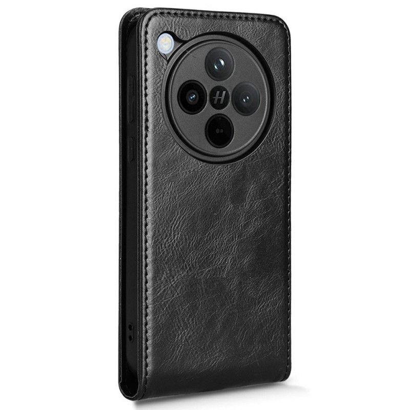 Etui Folio Do Oppo Find X8 Pro Pionowy Odchylany Uchwyt Ze Sztucznej Skóry