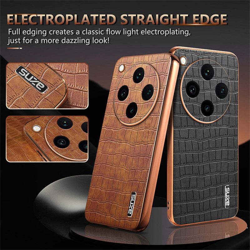Etui Oppo Find X8 Pro Efekt Krokodyla Azns