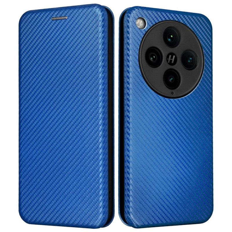 Flip Kotelot Do Oppo Find X8 Pro Włókno Węglowe