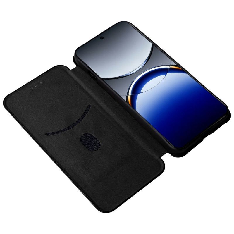 Flip Kotelot Do Oppo Find X8 Pro Włókno Węglowe