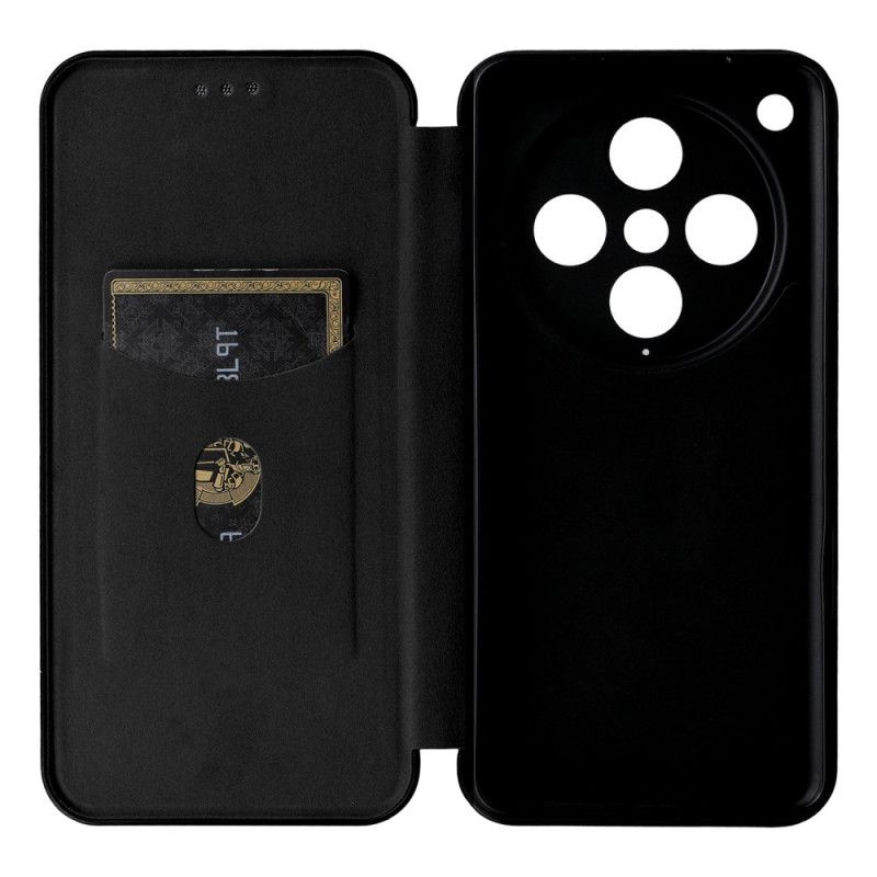 Flip Kotelot Do Oppo Find X8 Pro Włókno Węglowe
