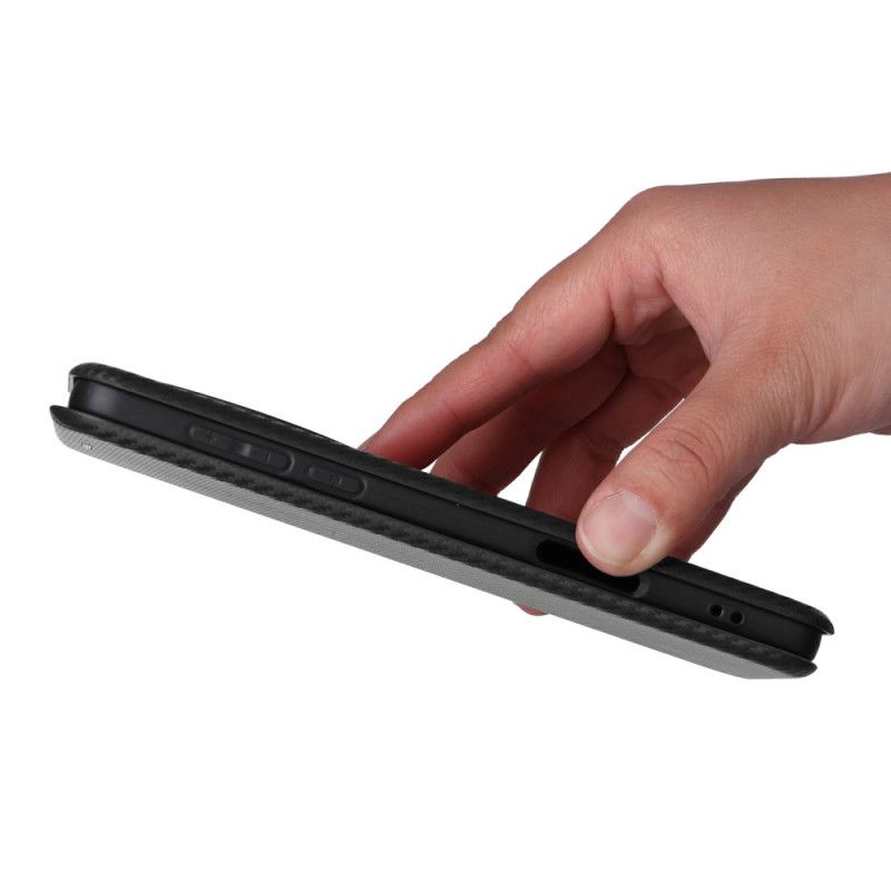 Flip Kotelot Do Oppo Find X8 Pro Włókno Węglowe
