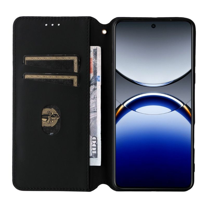 Flip Kotelot Do Oppo Find X8 Pro Wzór W Romby 3d
