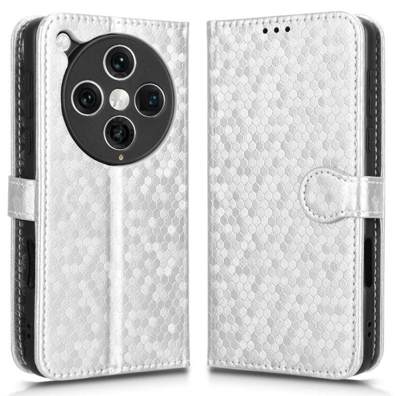 Obudowa Oppo Find X8 Pro Etui Na Telefon Brokatowe Kropki Z Paskiem