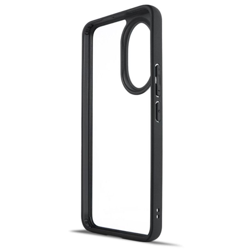 Futerały Honor 200 Etui Na Telefon Przezroczyste CZarne Krawędzie