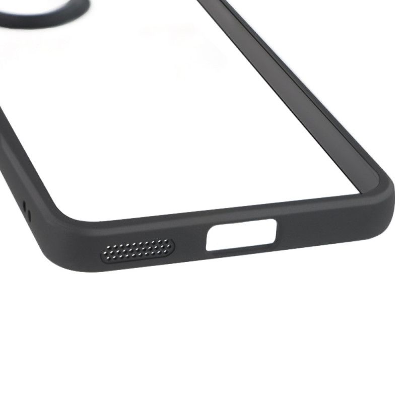 Futerały Honor 200 Etui Na Telefon Przezroczyste CZarne Krawędzie