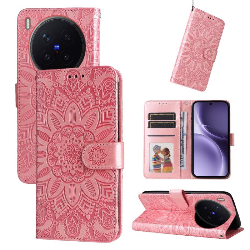 Etui Folio Vivo X300 Pro Wzór Słonecznika