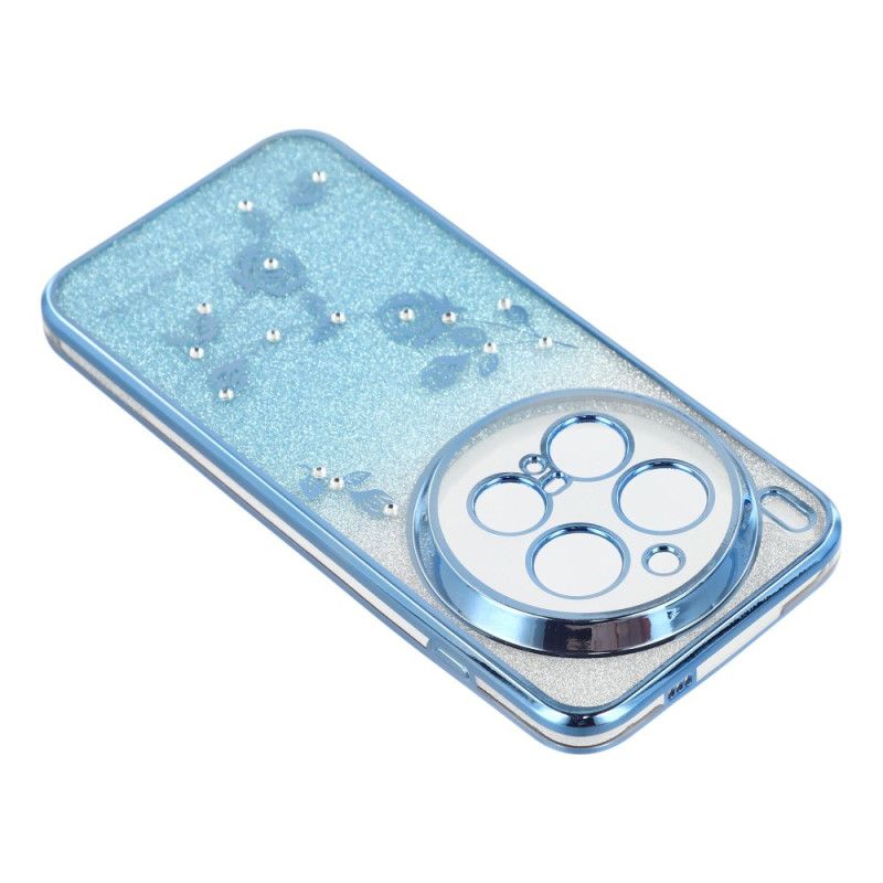 Etui Vivo X300 Pro Kwiaty I Kryształki