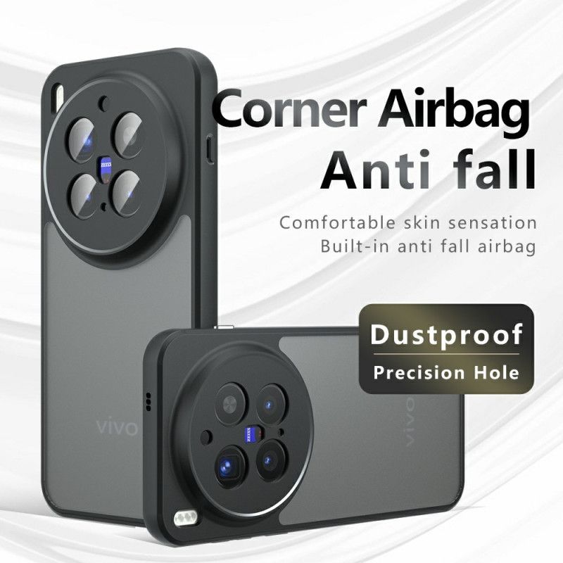 Etui Vivo X300 Pro Matowy CZarny Przezroczysty Etui Ochronne