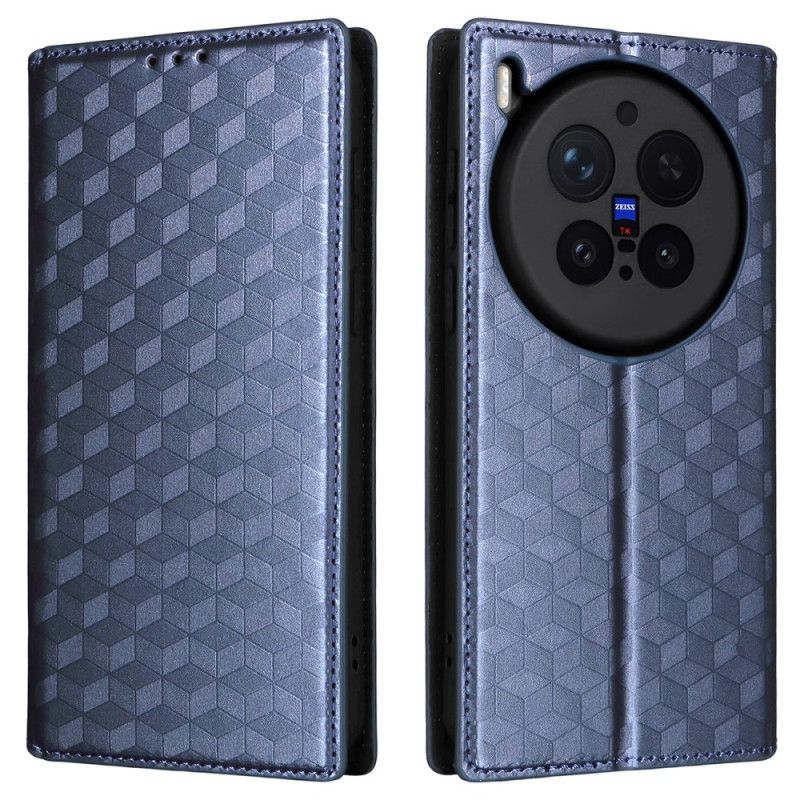 Flip Kotelot Vivo X300 Pro Etui Na Telefon Wzór Diamentowy